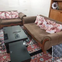 مبل هفت نفر و میز جلو مبلی|مبلمان خانگی و میز عسلی|اندیمشک, |دیوار
