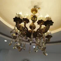 لوستر ده شاخه لاله ای