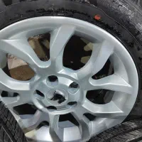 رینگ و لاستیک گوزنی ۱۶ اینچ ۵ پیچ|قطعات یدکی و لوازم جانبی|اهواز, کمپلو شمالی|دیوار