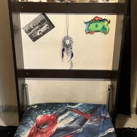 تخت کم‌جا با کمد و پاتختی طرح ورساچه|تخت و سرویس خواب|تهران, مجیدآباد|دیوار