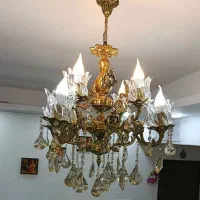 لوستر برنجی|لوستر و چراغ آویز|تهران, هوانیروز|دیوار