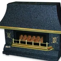 بخاری  شومینه ای /کد۱۸۰/ آذر طلایی/ترموکوپل برنجی