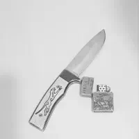 چاقو وفندک|کلکسیون اشیاء عتیقه|شاهرود, |دیوار