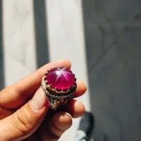 انگشتر نقره یاقوت استار فوق کلکسیونی رکاب علیخانی|جواهرات|اردبیل, |دیوار