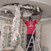 تخریب بادستگاه هیلتی،نقاشی،بنایی بازسازی