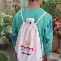 کوله پشتی متقال نقاشی شده با دست