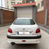 پژو ۲۰۶ sd سفید|خودرو سواری و وانت|مشهد, الهیه|دیوار