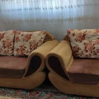 مبل راحتی و میز جلو مبلی پنج تیکه|مبلمان خانگی و میز عسلی|بیرجند, |دیوار