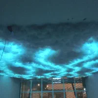 سقف ابری|ریسه و چراغ تزئینی|بیرجند, |دیوار