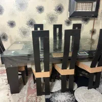 میز ناهار خوری ۸ نفره|میز و صندلی غذاخوری|رودسر, |دیوار