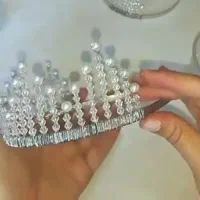 اکسسوری وتاج مرواریدی