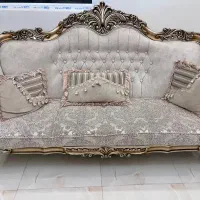 مبلمان استیل و میز ناهار خوری ست