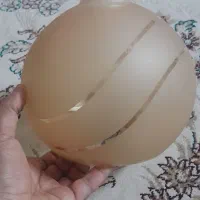 دو عدد حباب لوستر شیشه ای در حد نو|لوستر و چراغ آویز|مشهد, یوسفیه (شهرک غرب)|دیوار