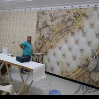 کنافکاری.نقاشی وکاغذدیواری قدیری|خدمات پیشه و مهارت|اصلاندوز, |دیوار
