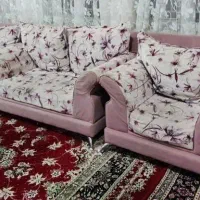 مبل راحتی ۷ نفره|مبلمان خانگی و میز عسلی|صحنه, |دیوار