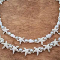 اکسسوری گردنبندودستبندوپابندوگوشواره دست ساز