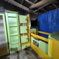 تخت خواب کودک و نوجوان همراه کمدلباس