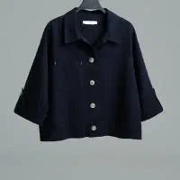 ست شومیز کراپ دامن کتان نو سایز ۴۶میخوره فری سایز|لباس|اندیشه, اندیشه فاز ۴|دیوار