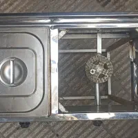 سرخ کن صنعتی دو لگن درحد خیلی نو