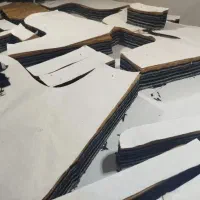 کارگاه خیاطی.  برش.  دوخت.  الگو.
