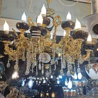 لوتوس کریستالی|لوستر و چراغ آویز|مشهد, شهرک رازی (شهرک غرب)|دیوار