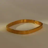 دستبند طلایی قفل دار