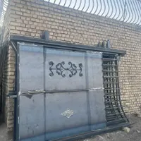درب آهنی انباری باغی حیاطی نرده حفاظ جان پناه|مصالح و تجهیزات ساختمان|اصفهان, هفتون|دیوار