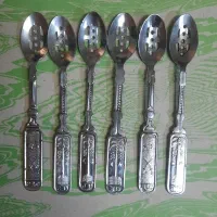 قاشق چایی خوری ومربا خوری قدیمی|صنایع دستی و سایر لوازم تزئینی|اصفهان, باغ فدک|دیوار