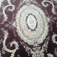 فرش کرم زرشکی  3در4|فرش|چناران, |دیوار