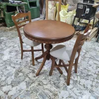 سه نفره و دونفره گرد کم جا|میز و صندلی غذاخوری|رشت, چله خانه|دیوار