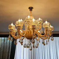 لوستر کریستالی طرح جدید ۱۵ شاخه