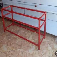 ۲ عددمیز پیشخوان فلزی در حد نو ۳ طبقه