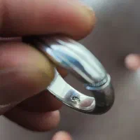 انگشتر نقره با نگین جزع یمنی|جواهرات|بناب, |دیوار