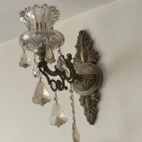 لوستر برنز ۶ شاخه|لوستر و چراغ آویز|اصفهان, باغ زرشک|دیوار