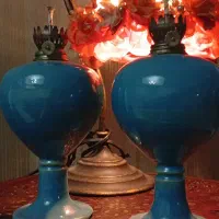 آباژورهای تایلندی برنز سالم|چراغ خواب و آباژور|کرج, کوی کارمندان شمالی|دیوار