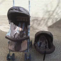 ست کالسکه و کریر برند baby care مدل Baya