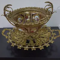 ظروف برنجی قدیمی|صنایع دستی و سایر لوازم تزئینی|اسلام‌شهر, زرافشان|دیوار