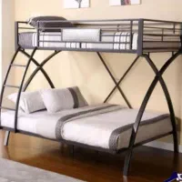 تخت خواب دو طبقه حاجی پور(تختخواب۲دونفره)علیمردانی|تخت و سرویس خواب|مشهد, حسین‌آباد|دیوار