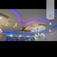 گچ کاری لکه گیری لاین نوری نور مخفی همه طرح ها