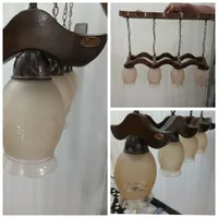 لوستر چوبی