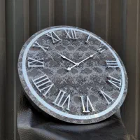 ساعت دیواری چرم استیل|ساعت دیواری و تزئینی|تهران, بازار|دیوار