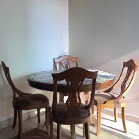 میز ناهارخوری چوبی ۴ نفره سالم