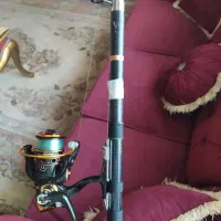 چوب پارتنر۲/۷۰ فایبر قرمزوچرخ ۳۰۰۰|ماهیگیری|صومعهسرا, |دیوار