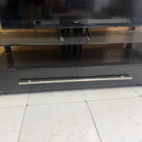 میز تلویزیون شیشه ای