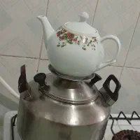 کتری استیل وقوری چینی۲تومان