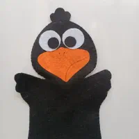 ماسک و دستکش نمایش عروسکی نمدی|اسباببازی|قم, نخودی|دیوار