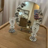 آیینه و شمدان نو|صنایع دستی و سایر لوازم تزئینی|تهران, باغ فیض|دیوار