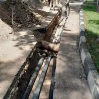 لوله کشی پلی اتیلن ونصب انواع شیر آلات