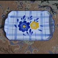 ظروف گل آبی سالم  خا  ستا   رم|ظروف سرو و پذیرایی|زنجان, |دیوار