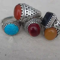 انگشتر نقره ساعت و چاقو|زیورآلات و اکسسوری|بهار, |دیوار